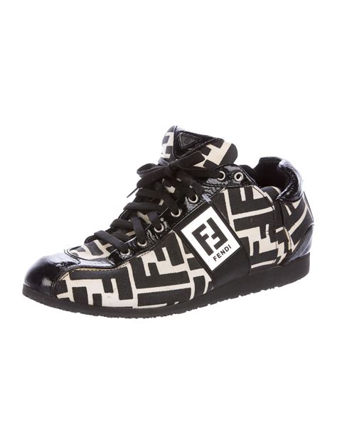 fendi zucca platform sneakers|fendi zucca for sale.